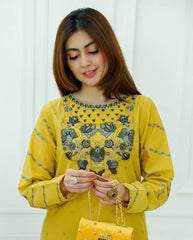 Shamsa 2 PCs Embroidered